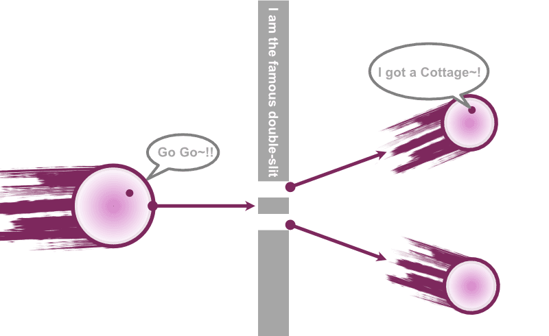 Applying the hypothesis to the double-slit experiment